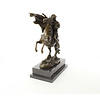 Bronzen beeld van Napoleon Bonaparte te paard