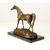 Bronze sculpture of an Arabian horse