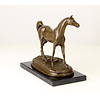 Bronze sculpture of an Arabian horse