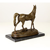 Bronze sculpture of an Arabian horse