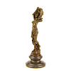 Art Deco style bronze sculpture of a scarf dancer