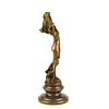 Art Deco style bronze sculpture of a scarf dancer