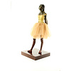 A Cold-painted bronze sculpture of the little dancer by Degas