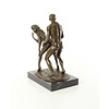 Bronze sculpture of a lovemaking couple