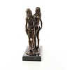 Bronzen sculptuur van de Drie Gratiën