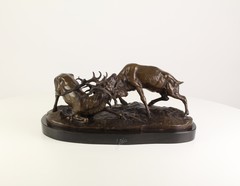Producten getagd met fighting stags sculpture
