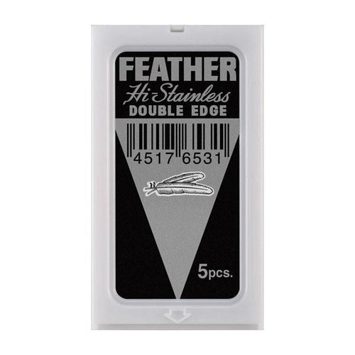 Feather Double Edge Scheermesjes 5 stuks Feather Double Edge Scheermesjes 5 stuks