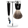 Muhle Scheerset Fusion Rytmo Zwart (3-delig) Muhle Scheerset Fusion Rytmo Zwart (3-delig)