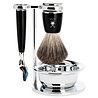Muhle Scheerset Fusion Rytmo Zwart (4-delig) Muhle Scheerset Fusion Rytmo Zwart (4-delig)