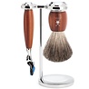 Muhle Scheerset Fusion Vivo Pruimenhout (3-delig) Muhle Scheerset Fusion Vivo Pruimenhout (3-delig)