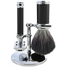 Edwin Jagger Scheerset Zwart 3-delig Edwin Jagger Scheerset Zwart 3-delig