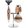 Muhle Scheerset Mach3 Stylo Spalted Beech (3-delig) Muhle Scheerset Mach3 Stylo Spalted Beech (3-delig)
