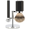 Muhle Scheerset Hexagon Graphite (3-delig) Muhle Scheerset Hexagon Graphite (3-delig)