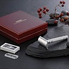 Feather Double Edge Safety Razor Mat Chroom Feather Double Edge Safety Razor Mat Chroom