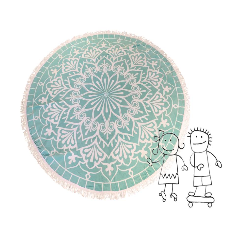 round beach towels for kids