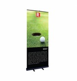 Roll up banner noir bon marché