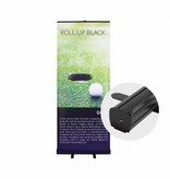 Günstig ein Roll Up Banner schwarz bestellen Günstig ein Roll Up Banner schwarz bestellen