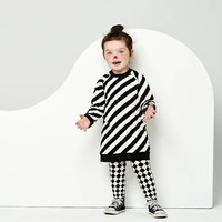 thumb-CarlijnQ Sweater Jurk 'Electric Zebra'-2