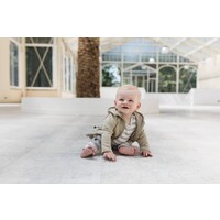 thumb-nOeser Guus Cardigan Zandkleur met oren-4