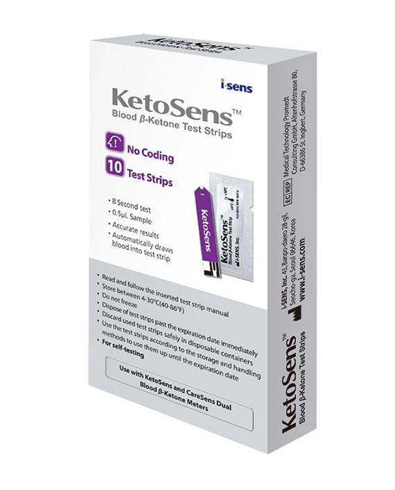 Caresens Ketone Teststreifen - 10 stuks