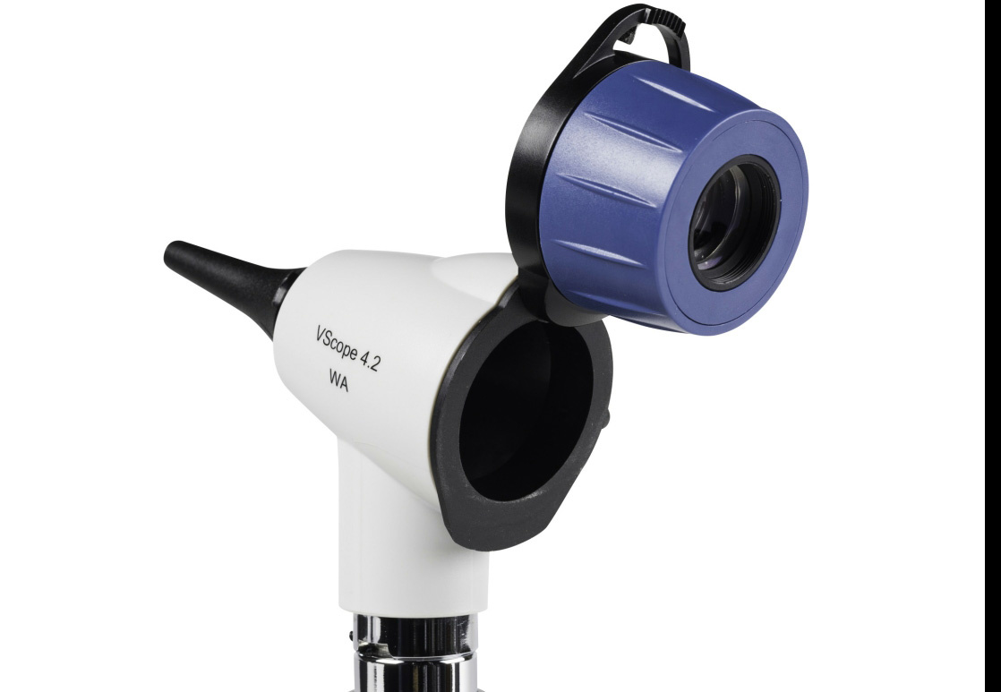 VScope LED Otoscope Set E Lithium rechargeable system Medische