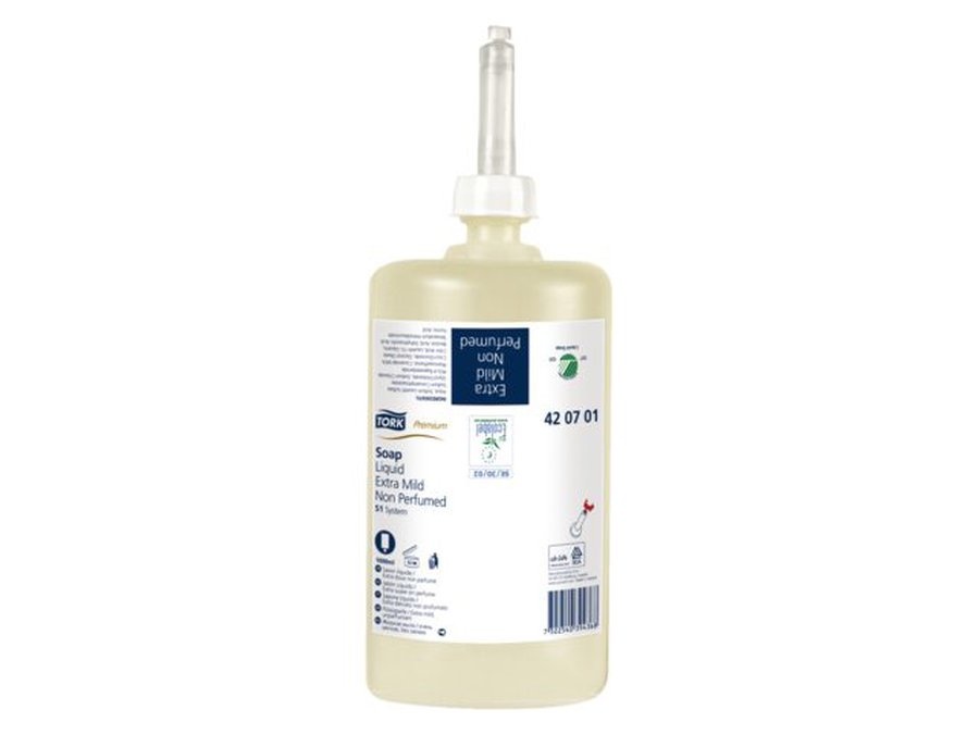 Signaal datum Tips Tork Premium Cream Zeep - extra mild - geen parfum - 6 flacons 1L - 420701  - Medische Vakhandel