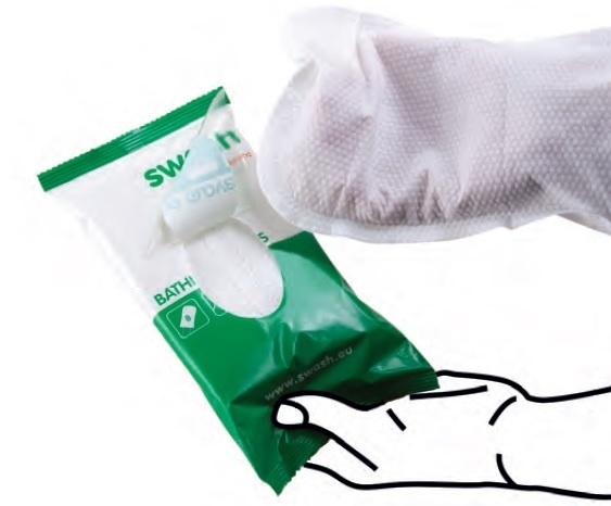 swashes wet tissue
