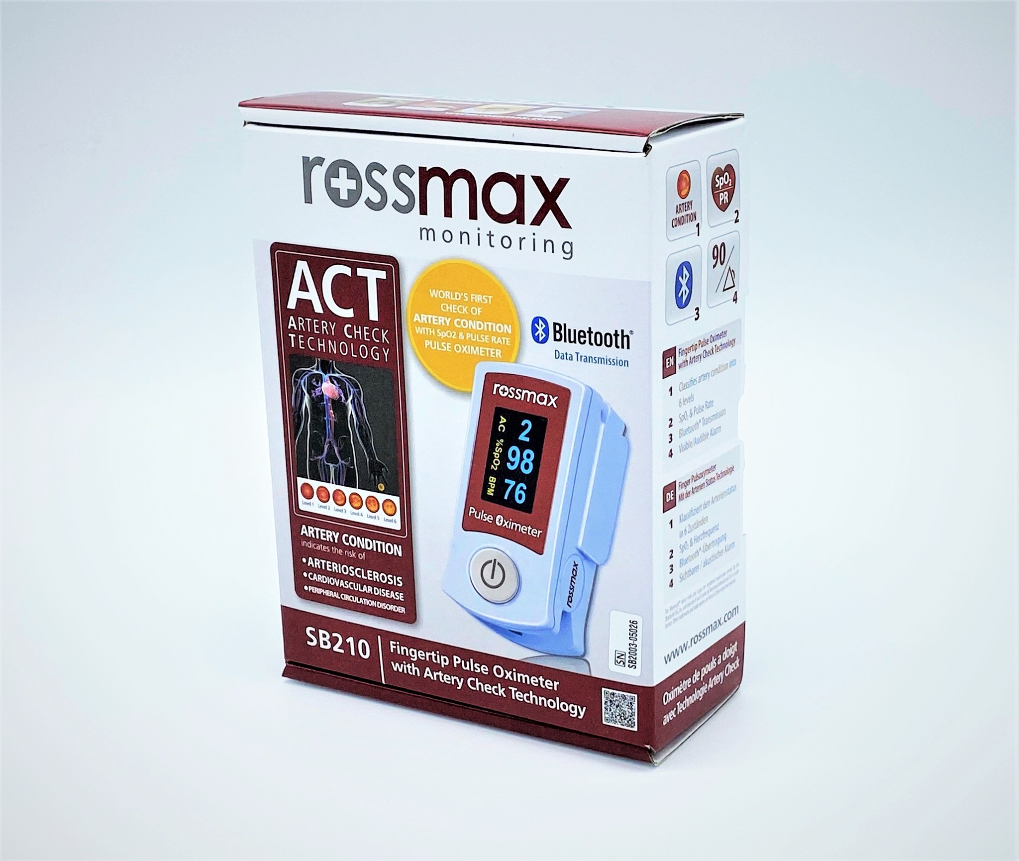 Rossmax APG pulse oximeter Medische Vakhandel