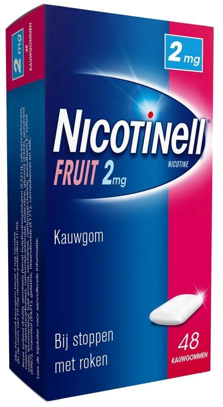 Nicotinell gum Fruit 2mg 96 (9310130200029)