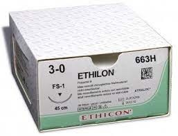 Ethilon II USP 3/0, 45 cm, FS1 schwarz, 663H, 36 Stück