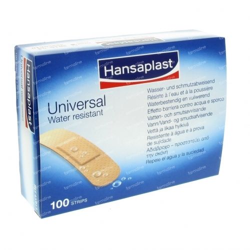 Hansaplast Universal strips - 1.9 x 7.2 cm - 100 pieces