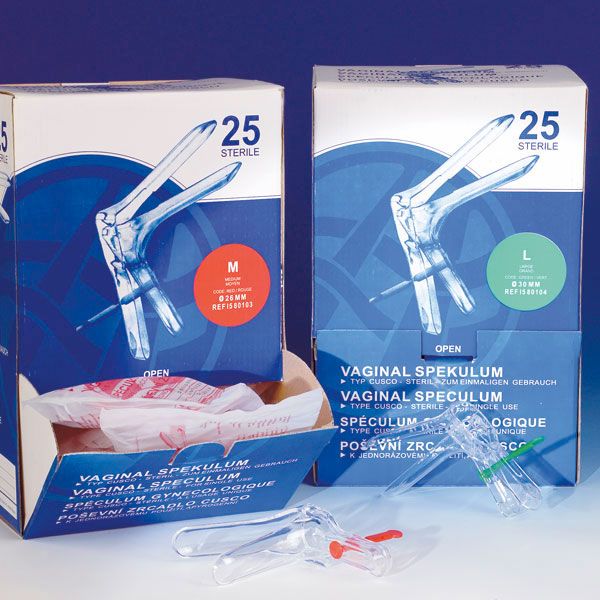 Cusco Speculum sterile and disposable medium Ø 26 mm 25 pieces