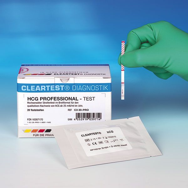 Cleartest® HCG Schwangerschaftstest, 20 Tests Medizinischer Fachhandel