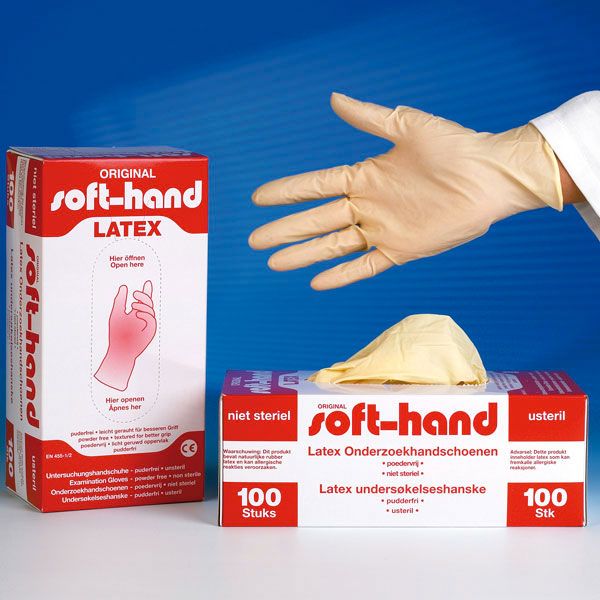 Soft-Hand-Latex - puderfrei M - Mittel - 100 Stk