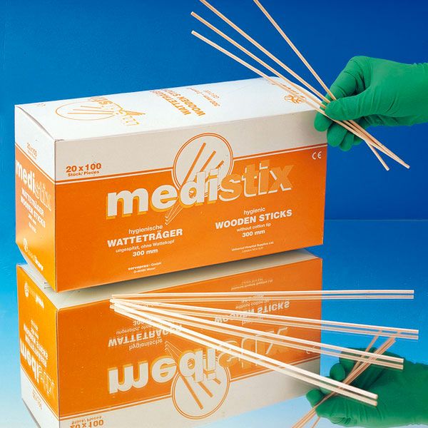 Wooden applicators without tip 15 cm 100 pieces Medische Vakhandel