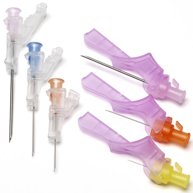 BD Eclipse safety needles 20G 25 x 0.90 mm yellow 100 pieces