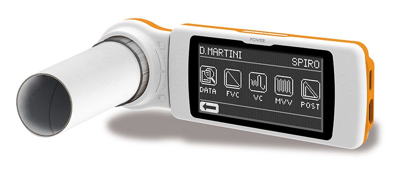 MIR Spirodoc Spirometer + Oximeter mit Bewegungsanalyse O2 + 24 Stunden O2 und Puls + Schlafanalyse (Schlafapnoe)