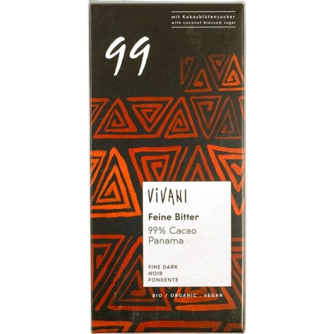 Vivani Chocolade 99% 80g-BIO