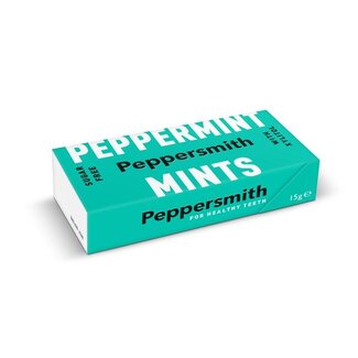 Peppersmith Natuurlijke Pepermunt Mints - (25st) 15g