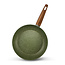 Koekenpan 24cm met hout-look greep - VegeTek