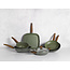 Wokpan 28cm met hout-look greep - VegeTek