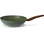 Wokpan 28cm met hout-look greep - VegeTek