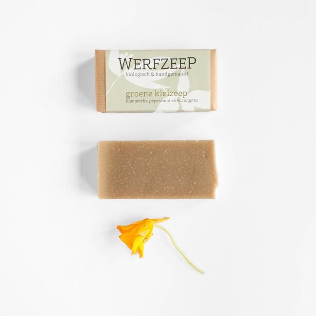 Groene kleizeep Biologische Zeep - 100gr