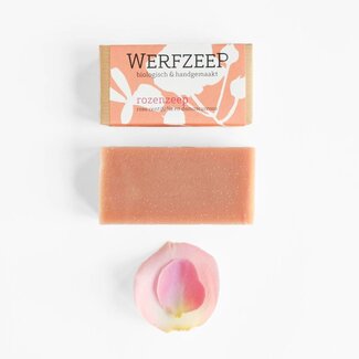 Werfzeep Rozenzeep - 100gr Biologische Zeep