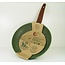 Koekenpan 20cm met hout-look greep - VegeTek