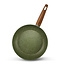 Koekenpan 20cm met hout-look greep - VegeTek
