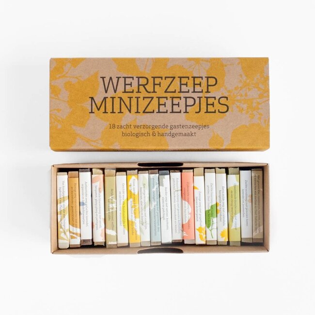 Cadeauset - 18 mini zeepjes