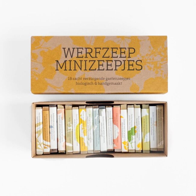 Werfzeep Cadeauset - 18 mini zeepjes