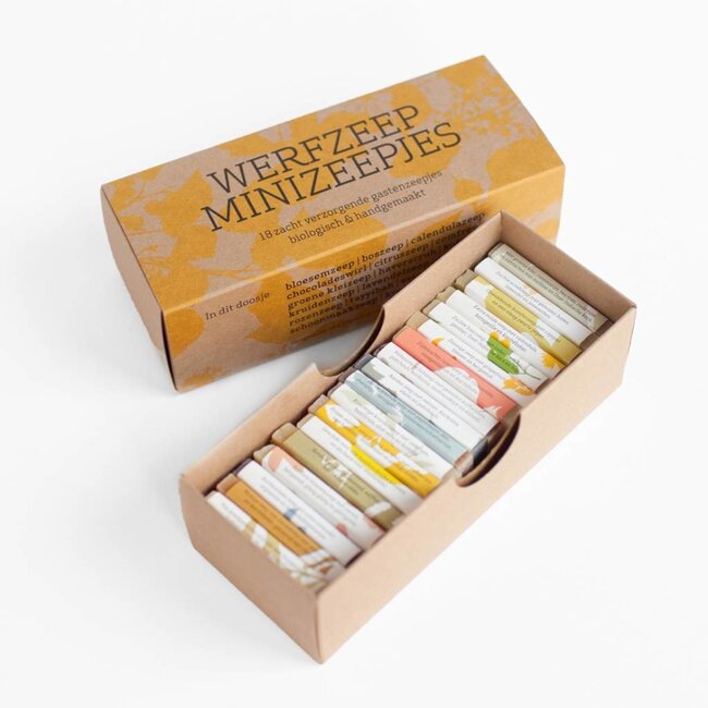 Cadeauset - 18 mini zeepjes