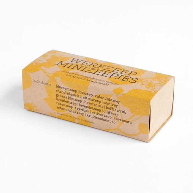 Cadeauset - 18 mini zeepjes